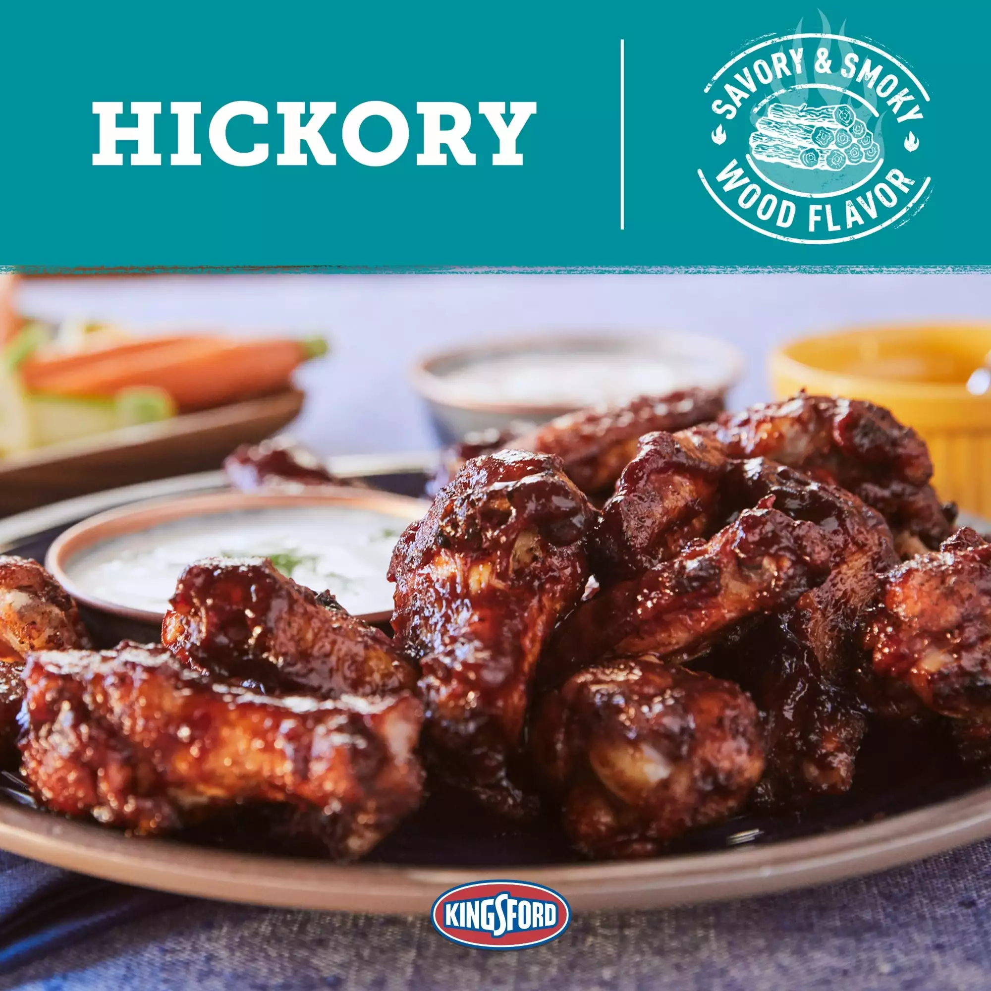 Kingsford Grilling Fuels Match Light 4-lb Hickory Charcoal Briquettes 4 Kingsford Grilling Fuels Match Light 4-lb Hickory Charcoal Briquettes - Image 4