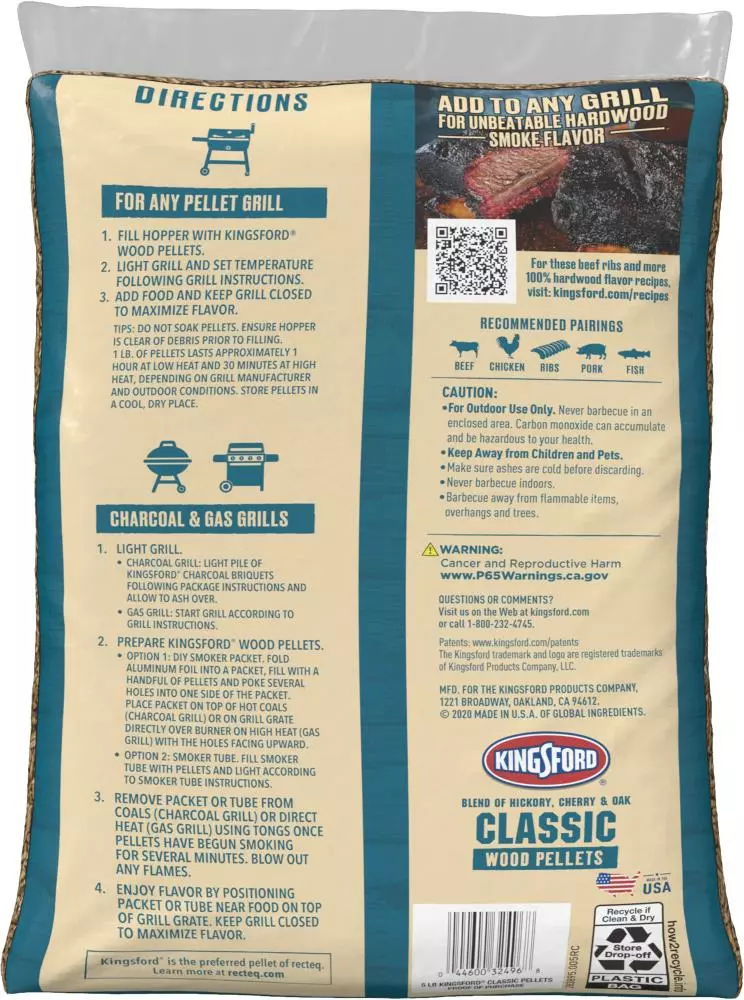 Kingsford Grilling Fuels Hickory Oak and Cherry 5-lb Grill Pellets 2 Kingsford Grilling Fuels Hickory Oak and Cherry 5-lb Grill Pellets - Image 2