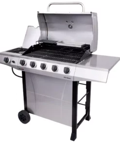 Char-Broil Grills Performance Silver 5-Burner Liquid Propane Gas Grill with 1 Side Burner -Mmaster Outlet Shop 17751000