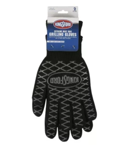 Kingsford Grilling Tools & Accessories Black Aramid Fiber Grill Gloves
