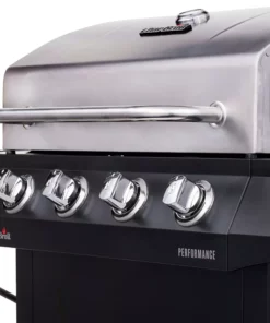Char-Broil Grills Performance Black 4-Burner Liquid Propane Gas Grill with 1 Side Burner -Mmaster Outlet Shop 18385836