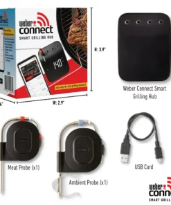 Weber Grilling Tools & Accessories Connect Smart Grilling Hub Digital Probe Bluetooth Compatibility Meat Thermometer 10 Weber Grilling Tools & Accessories Connect Smart Grilling Hub Digital Probe Bluetooth Compatibility Meat Thermometer -Mmaster Outlet Shop 40953159