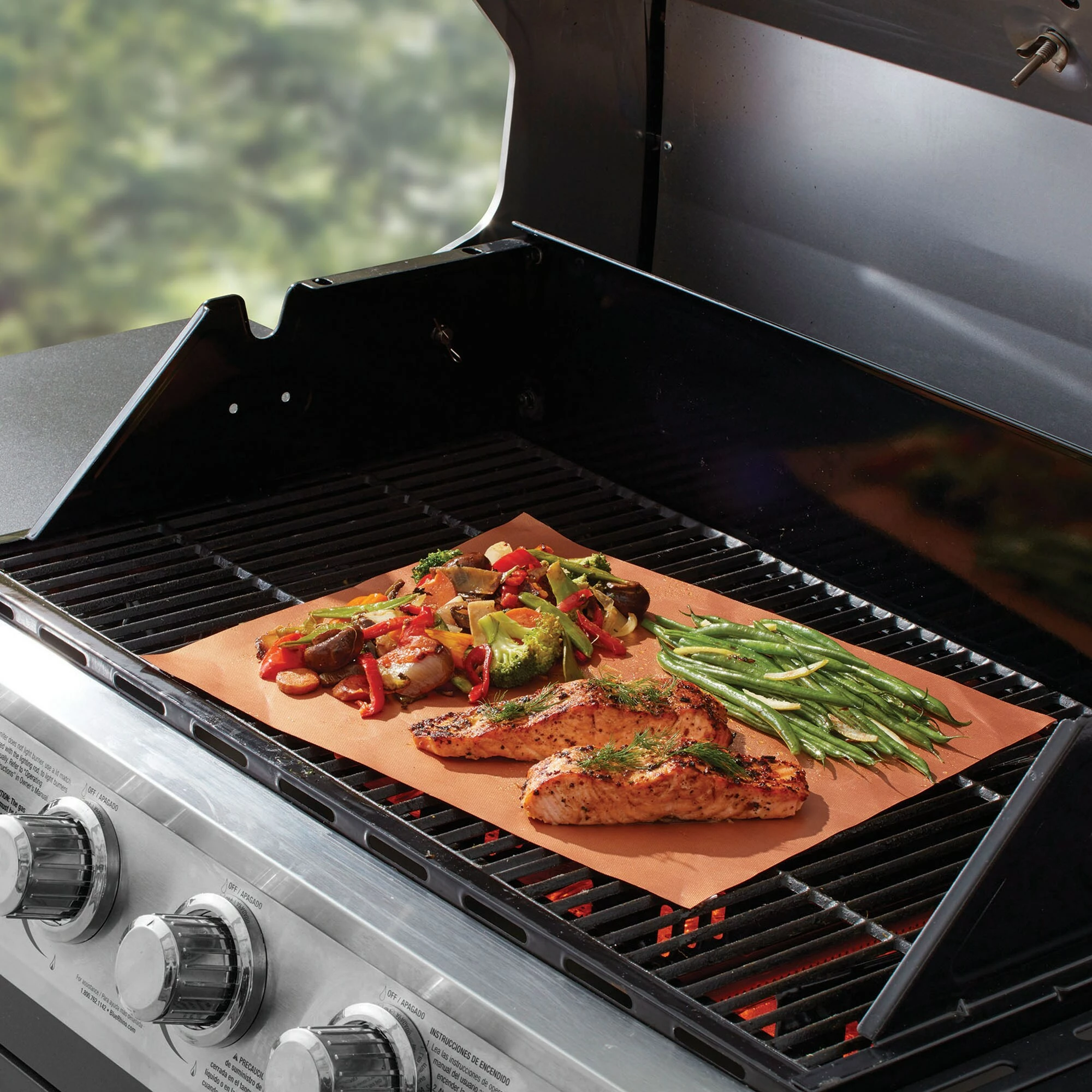 Blue Rhino Grilling Tools & Accessories 2-Pack Polyester Non-Stick Grill Sheet(s) 4 Blue Rhino Grilling Tools & Accessories 2-Pack Polyester Non-Stick Grill Sheet(s) - Image 4