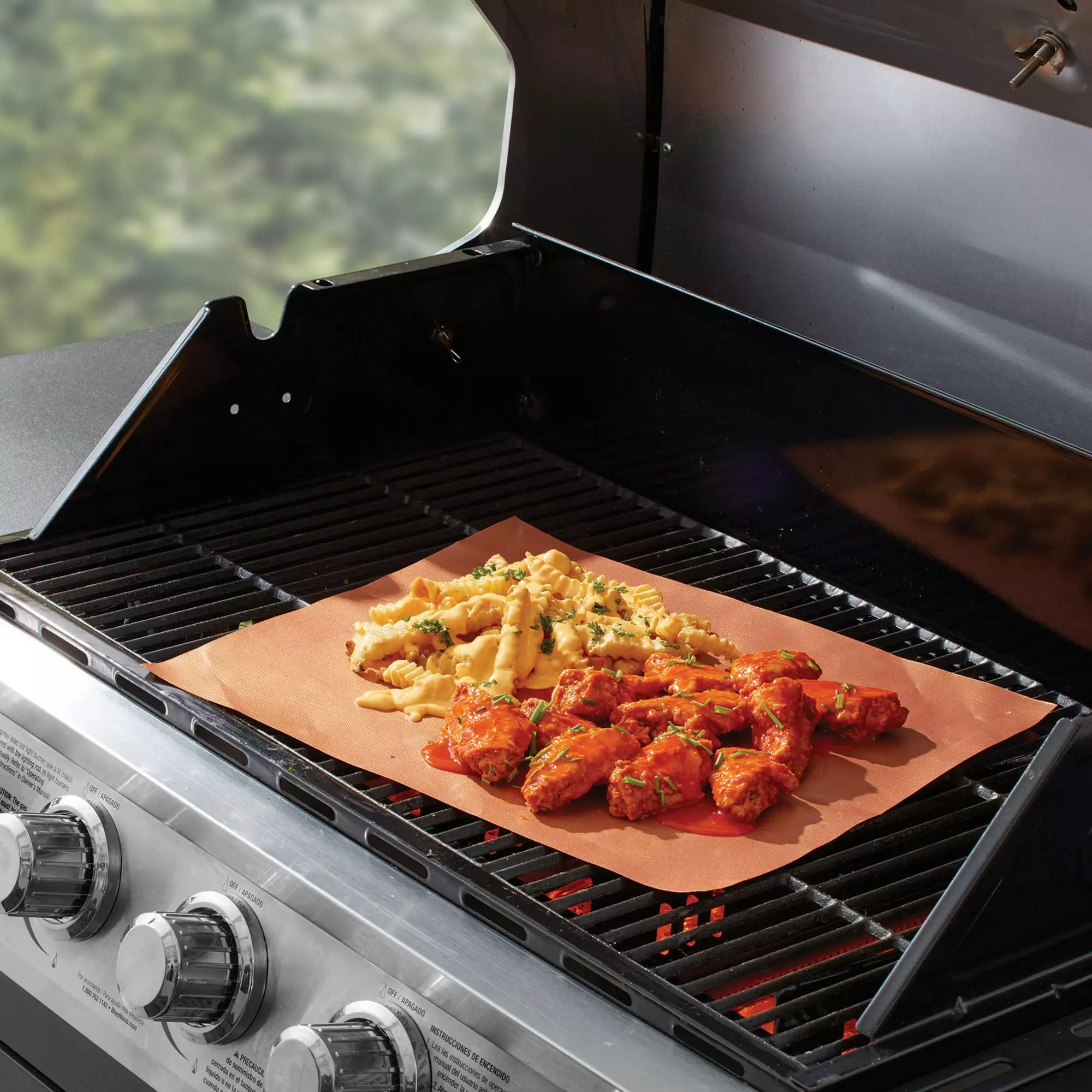 Blue Rhino Grilling Tools & Accessories 2-Pack Polyester Non-Stick Grill Sheet(s) 3 Blue Rhino Grilling Tools & Accessories 2-Pack Polyester Non-Stick Grill Sheet(s) - Image 3