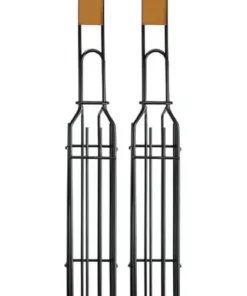 Mr. Bar-B-Q Grilling Tools & Accessories 2-Pack Steel Non-stick Kebab Holder