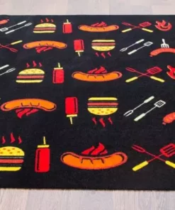 Doortex Grilling Tools & Accessories Doortex BBQ Mat Vinyl Rectangular Multi-colored Grill Mat -Mmaster Outlet Shop 42460121