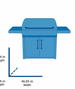 Blue Rhino Grills Black and Silver/Porcelain and Stainless Steel 3-Burner Liquid Propane Gas Grill -Mmaster Outlet Shop 42473449 scaled