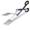 BBQ Croc Grilling Tools & Accessories 3 in 1 Barbecue Tool, 18 in. Blue Aluminum Scissor-style Tongs