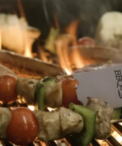 BBQ Croc Grilling Tools & Accessories 3 in 1 Barbecue Tool, 18 in. Blue Aluminum Scissor-style Tongs -Mmaster Outlet Shop 42550224