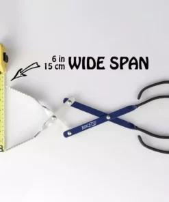 BBQ Croc Grilling Tools & Accessories 3 in 1 Barbecue Tool, 18 in. Blue Aluminum Scissor-style Tongs -Mmaster Outlet Shop 42550227