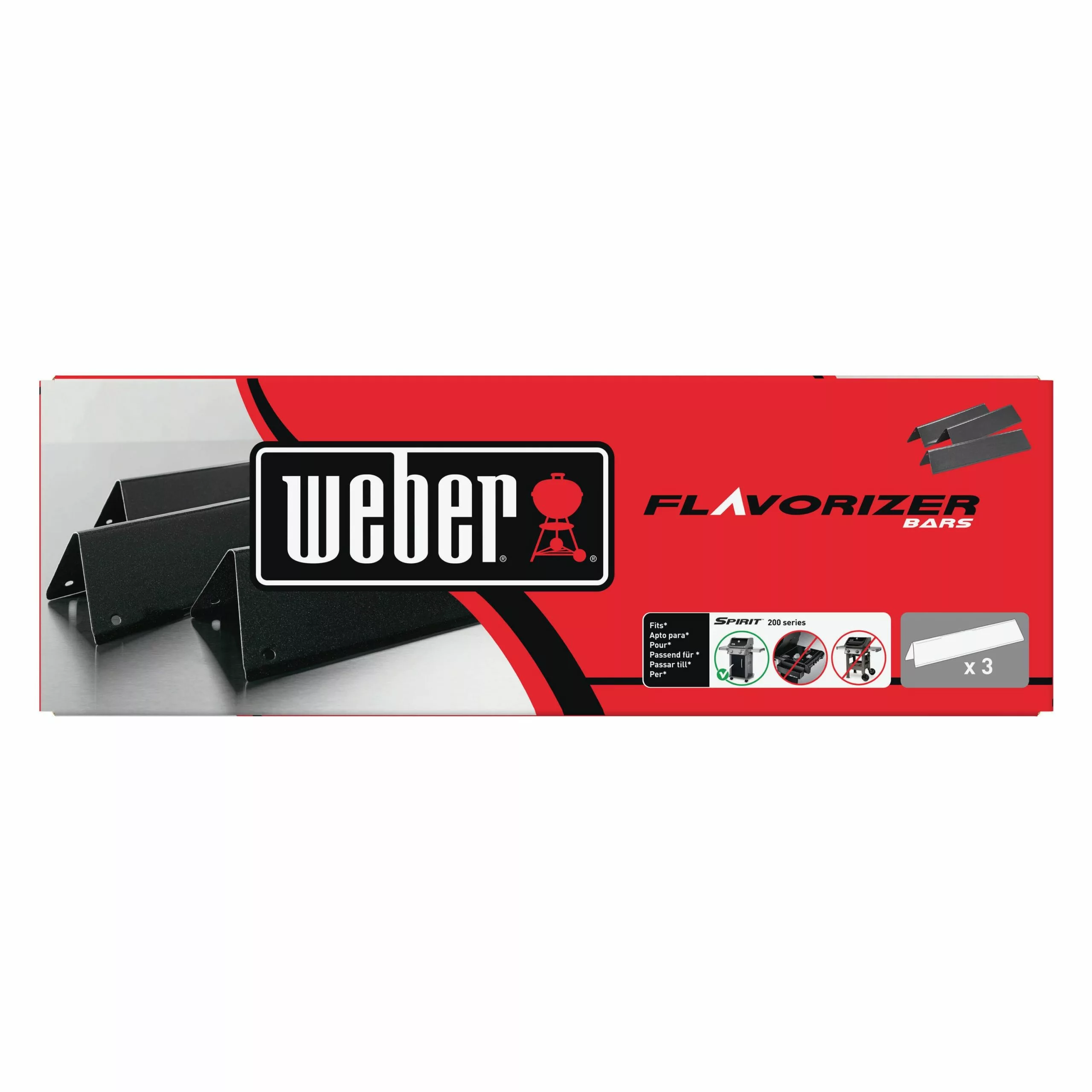 Weber Grill Replacement Parts 3-Pack Porcelain-Coated Steel Heat Plate 3 Weber Grill Replacement Parts 3-Pack Porcelain-Coated Steel Heat Plate - Image 3