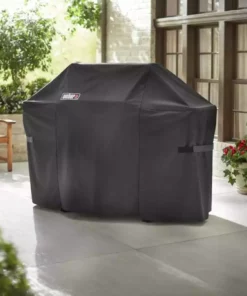 Weber Grilling Tools & Accessories 26.8-in W x 47-in H Black Gas Grill Cover 7 Weber Grilling Tools & Accessories 26.8-in W x 47-in H Black Gas Grill Cover -Mmaster Outlet Shop 42700181