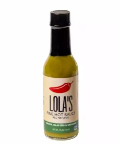 Lola's Fine Hot Sauce Grilling Tools & Accessories 5-oz Green Jalapeno and Serrano Hot Sauce