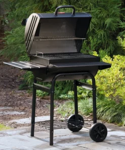 Char-Griller Grills 23-in W Black Barrel Charcoal Grill -Mmaster Outlet Shop 43063351