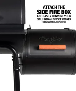 Char-Griller Grills 23-in W Black Barrel Charcoal Grill -Mmaster Outlet Shop 43064318