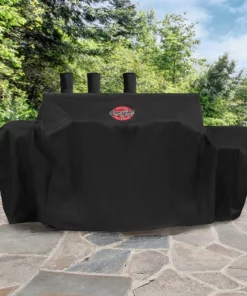 Char-Griller Grilling Tools & Accessories Duo Grill Cover 62-in W x 50-in H Black Gas Grill Cover -Mmaster Outlet Shop 43089823