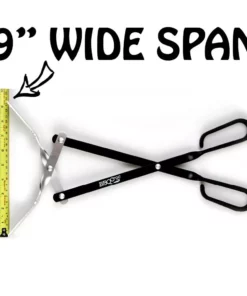 BBQ Croc Grilling Tools & Accessories 3 in 1 barbecue tool, 21 in. Black Aluminum Scissor-style Tongs -Mmaster Outlet Shop 43286437