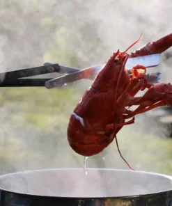 BBQ Croc Grilling Tools & Accessories 3 in 1 barbecue tool, 21 in. Black Aluminum Scissor-style Tongs -Mmaster Outlet Shop 43286438