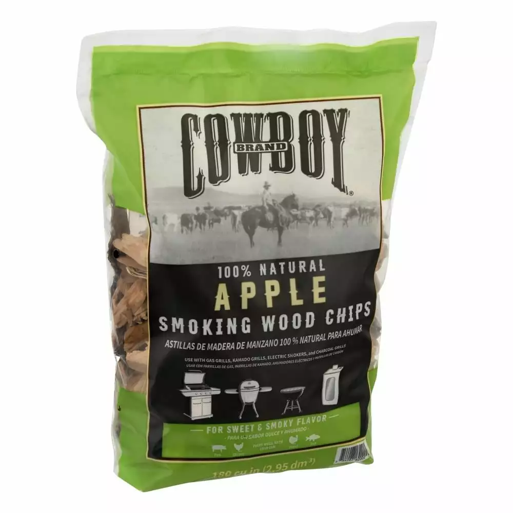 Cowboy Charcoal Grilling Fuels Apple 180 Cubic Inch(Es) Wood Chips 7 Cowboy Charcoal Grilling Fuels Apple 180 Cubic Inch(Es) Wood Chips - Image 7