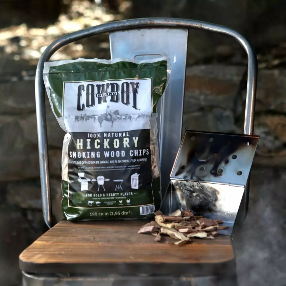 Cowboy Charcoal Grilling Fuels Hickory 180 Cubic Inch(Es) Wood Chips 12 Cowboy Charcoal Grilling Fuels Hickory 180 Cubic Inch(Es) Wood Chips - Image 12