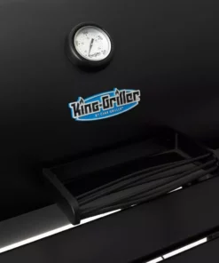 King-Griller Grills Smokin' Ace 30-in W Black Barrel Charcoal Grill -Mmaster Outlet Shop 43457017