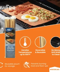 Blue Rhino Grilling Tools & Accessories 2-Pack Polyester Non-Stick Grill Sheet(s) 11 Blue Rhino Grilling Tools & Accessories 2-Pack Polyester Non-Stick Grill Sheet(s) -Mmaster Outlet Shop 43538524