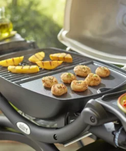 Weber Grill Replacement Parts Q Griddle 12.55-in x 8.63-in Rectangle Porcelain-coated Cast Iron Grilling Grate -Mmaster Outlet Shop 43574485 scaled