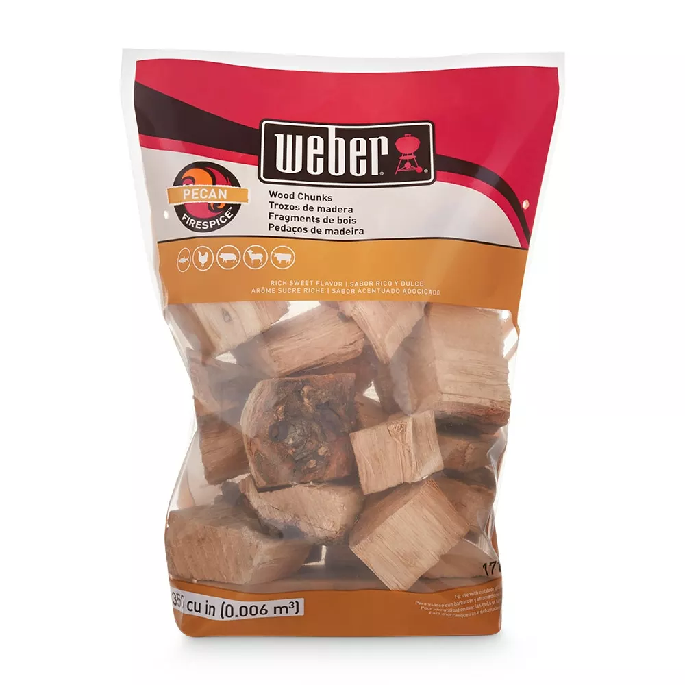 Weber Grilling Fuels Wood Chunks 4-lb Wood Chips 1 Weber Grilling Fuels Wood Chunks 4-lb Wood Chips