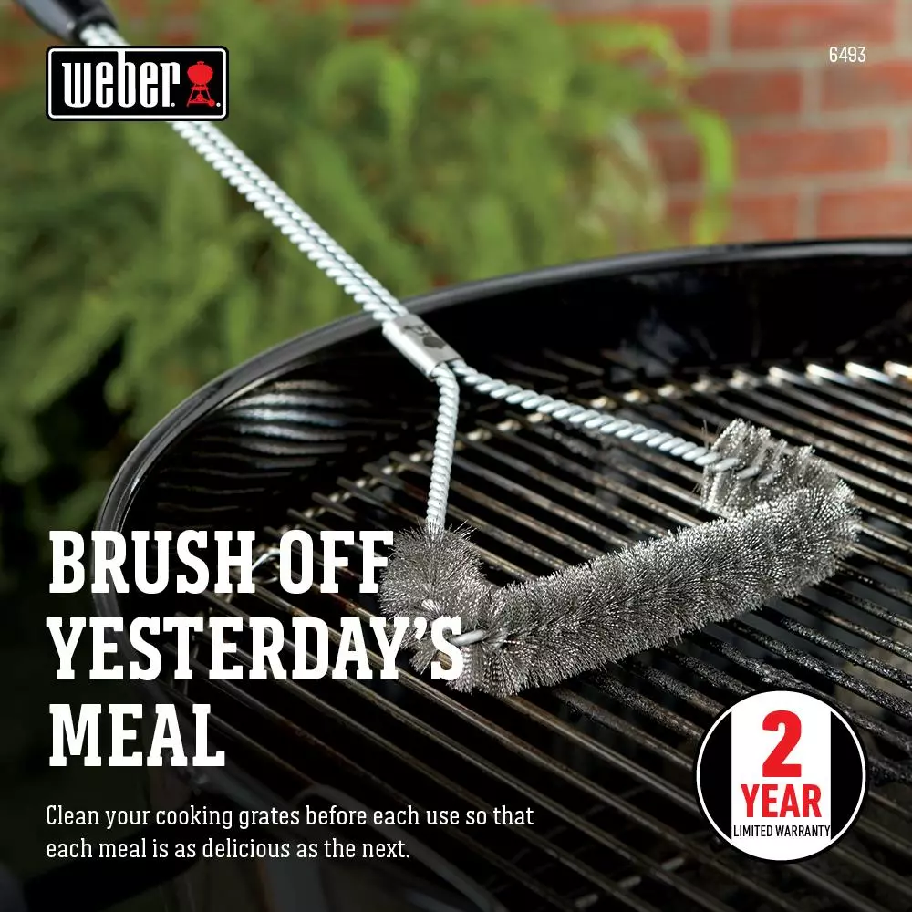 Weber Grilling Tools & Accessories Plastic 21.8-in Grill Brush 6 Weber Grilling Tools & Accessories Plastic 21.8-in Grill Brush - Image 6