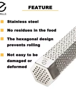 Z GRILLS Grilling Tools & Accessories 3.5-in L x 3.5-in W x 12-in H Stainless Steel Smoker Box -Mmaster Outlet Shop 44127978