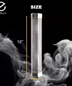 Z GRILLS Grilling Tools & Accessories 3.5-in L x 3.5-in W x 12-in H Stainless Steel Smoker Box -Mmaster Outlet Shop 44127979