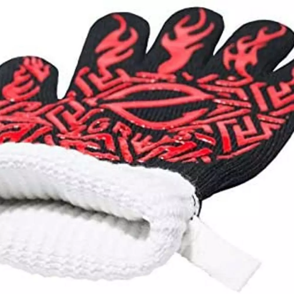 Z GRILLS Grilling Tools & Accessories BBQ Grill Gloves 1472℉ Oven Gloves Heat Resistant, Universal Size for Barbecue, Baking, Frying, Welding, Cutting 4 Z GRILLS Grilling Tools & Accessories BBQ Grill Gloves 1472℉ Oven Gloves Heat Resistant, Universal Size for Barbecue, Baking, Frying, Welding, Cutting - Image 4