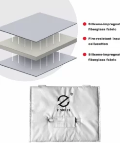 Z GRILLS Grilling Tools & Accessories 700 46-in W x 29-in H Silver Built-In Gas Grill Cover 8 Z GRILLS Grilling Tools & Accessories 700 46-in W x 29-in H Silver Built-In Gas Grill Cover -Mmaster Outlet Shop 44128039