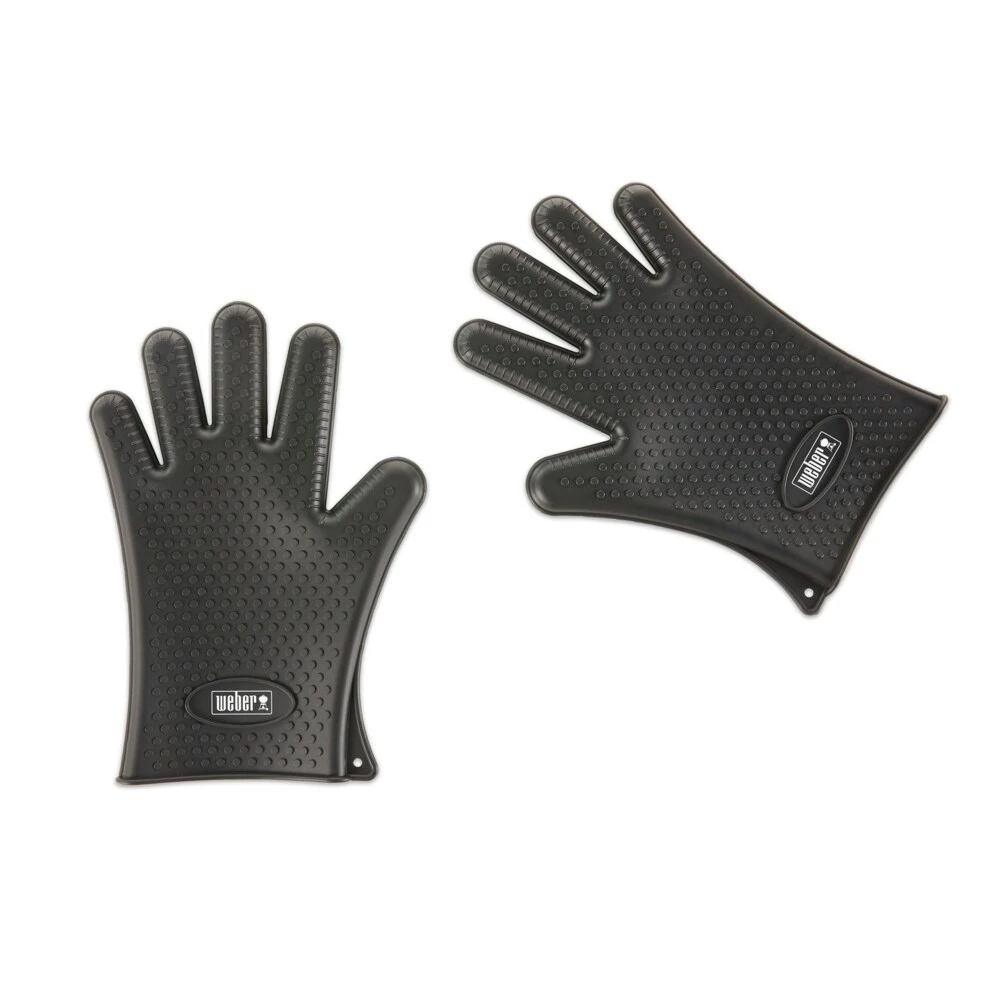 Weber Grilling Tools & Accessories 2-Pack Black Silicone Grill Gloves 2 Weber Grilling Tools & Accessories 2-Pack Black Silicone Grill Gloves - Image 2