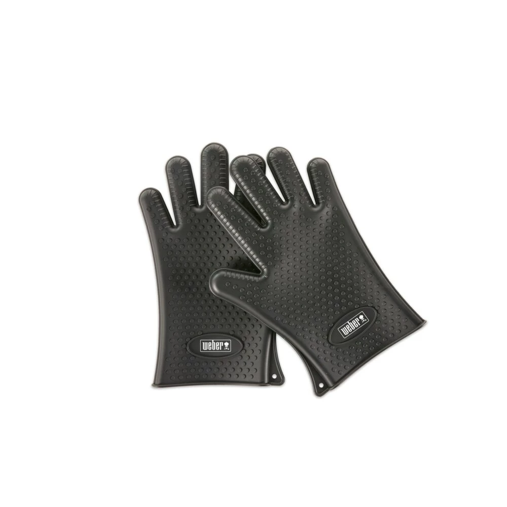 Weber Grilling Tools & Accessories 2-Pack Black Silicone Grill Gloves 3 Weber Grilling Tools & Accessories 2-Pack Black Silicone Grill Gloves - Image 3