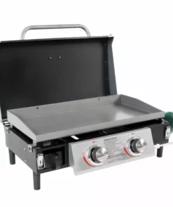 Blue Rhino Grills Blue Rhino Razor 2-Burner Portable LP Gas Griddle with Lid -Mmaster Outlet Shop 44202648