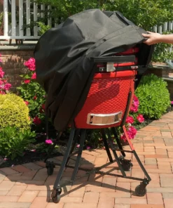 Universal Grilling Tools & Accessories 30-in W x 45-in H Black Kamado Grill Cover -Mmaster Outlet Shop 44207024