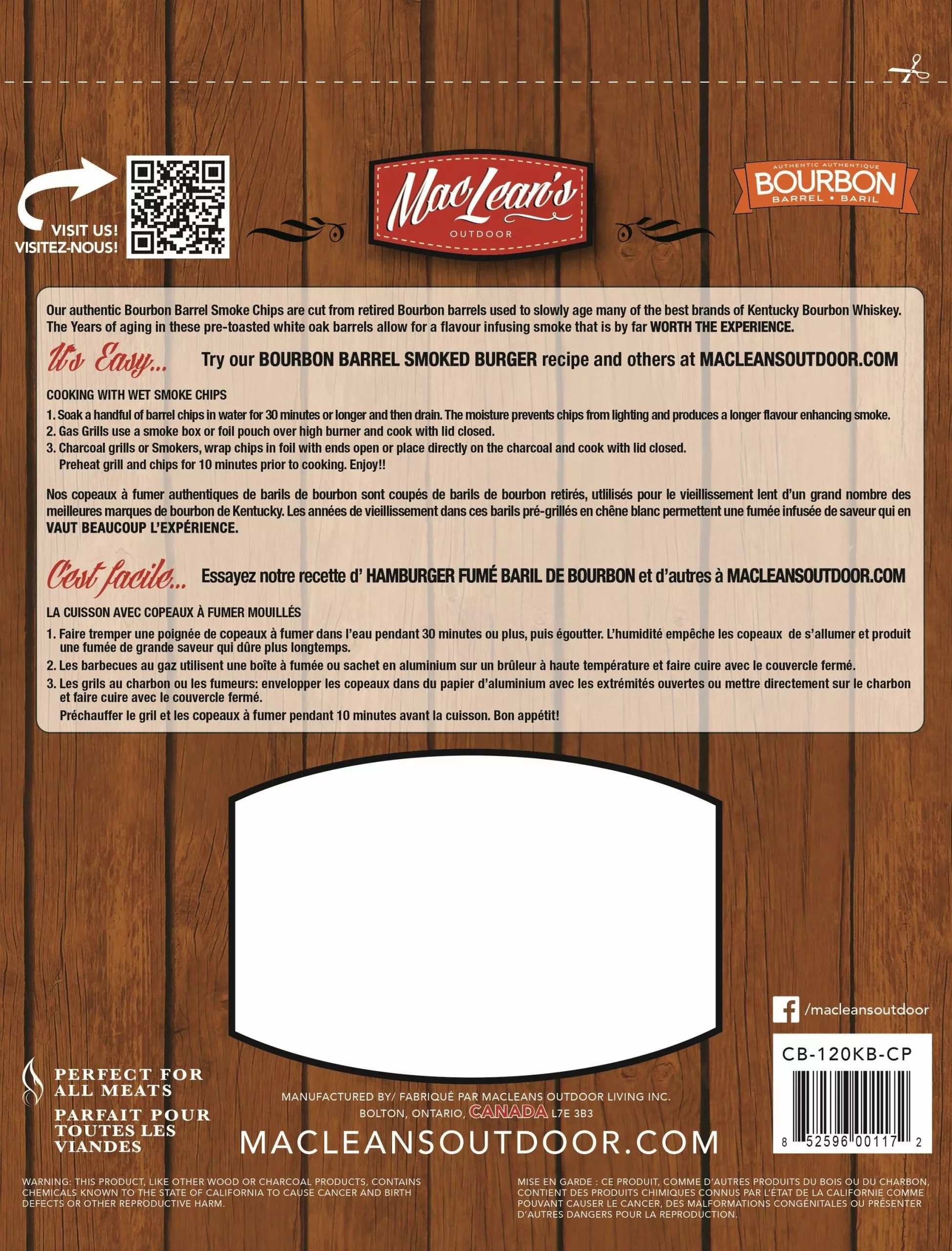 MacLean's Grilling Fuels Liquor 175 Cubic Inch(Es) Wood Chips 2 MacLean's Grilling Fuels Liquor 175 Cubic Inch(Es) Wood Chips - Image 2