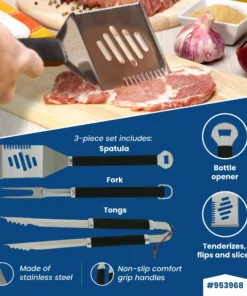 Blue Rhino Grilling Tools & Accessories Stainless Steel Tool Set 17 Blue Rhino Grilling Tools & Accessories Stainless Steel Tool Set -Mmaster Outlet Shop 44372845 scaled