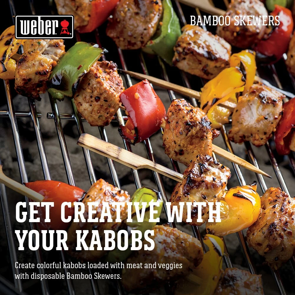 Weber Grilling Tools & Accessories 25-Pack Bamboo Skewer 7 Weber Grilling Tools & Accessories 25-Pack Bamboo Skewer - Image 7