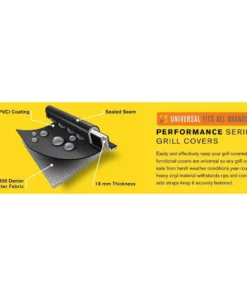 Char-Broil Grilling Tools & Accessories Performance 32-in W x 40-in H Black Gas Grill Cover -Mmaster Outlet Shop 44870573